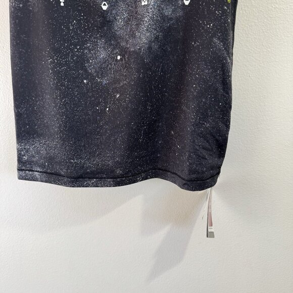 NWT Reebok Crossfit Tank Top M Parallette Shirt Gym Training Galaxy Black - Picture 5 of 11